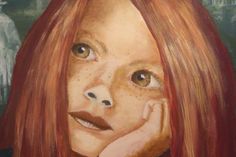 Träumendes Mädchen (Ausschnitt) von Martina Kolbaum.