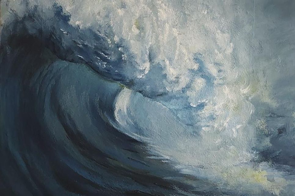 Welle (Ausschnitt) von Annette Lamp.