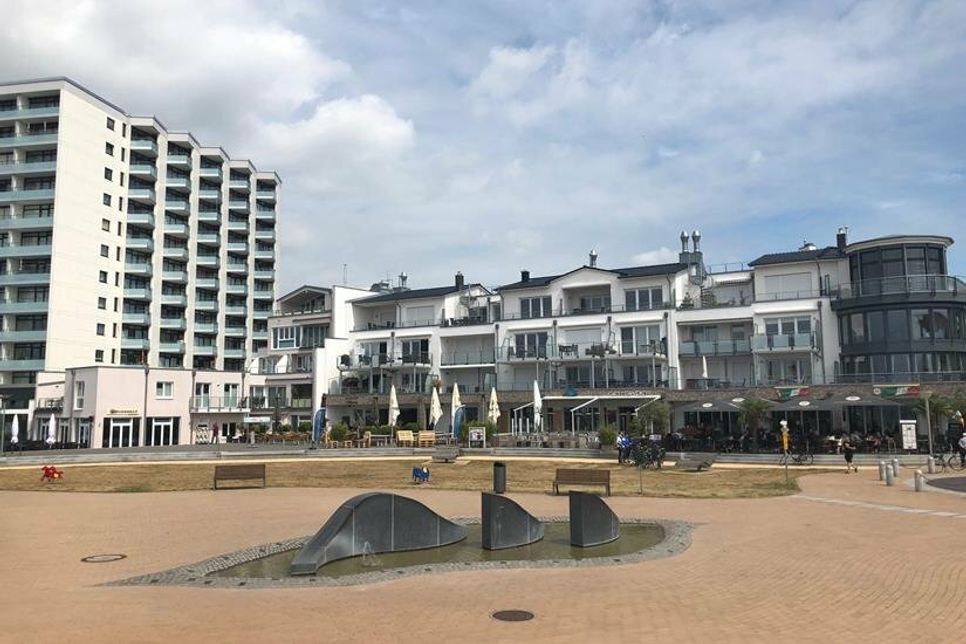 Der Seebrückenplatz Pelzerhaken.