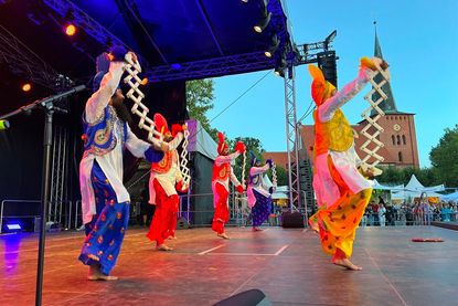 Die Gruppe aus Indien.