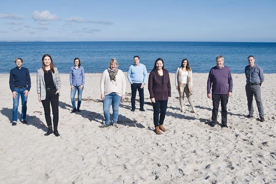 Die Leitungskräfte der Gemeindeverwaltung Timmendorfer Strand auf einem Foto (es fehlt nur Dörte Held).