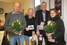 Jahrelanger Kinderkulturkarawanen-Betreuer Rainer Jahnke, 1. Vorsitzender Kinder- und Jugendnetzwerk Mano Salokat, Lions-Präsident Steffen Knoop und Projektbetreuerin Birte Anika Schröder (v. lks.).