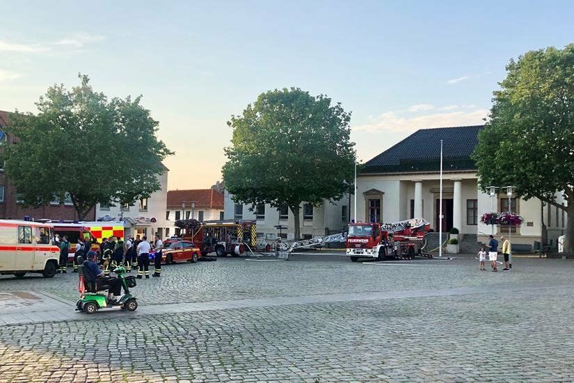Mit Video Alarmübung im Neustädter Rathaus Neustadt in Holstein