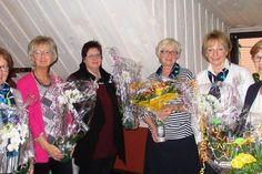 Der Vorstand: Burga Wulff, Maren Jacobs, Ingrid Prüß, Gisela Schneider, Ingrid Albrecht und Monika Ebel (v. lks.).