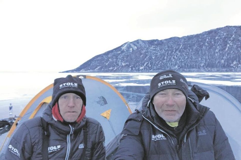 Gesund und munter zurück: Wolfgang Kulow (re.) und Stefan Schlett.
