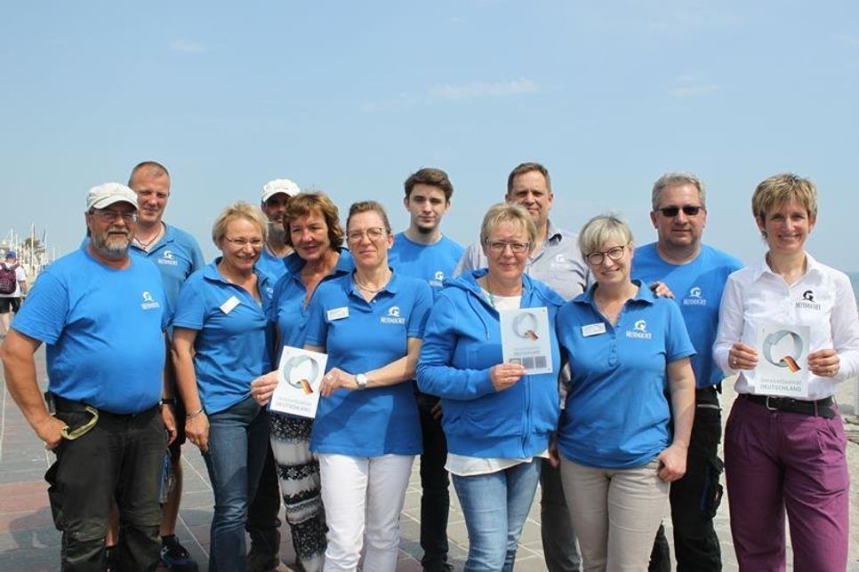 Tourismus Service und Bauhof zeigen Teamgeist. Der erste Schritt zur Zertifizierung ist vollbracht.