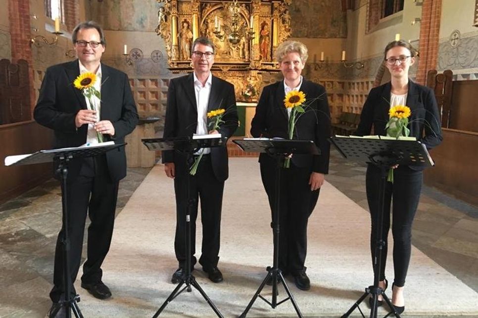 Das Vokalensemble „Acappella4you“ aus Neustadt.