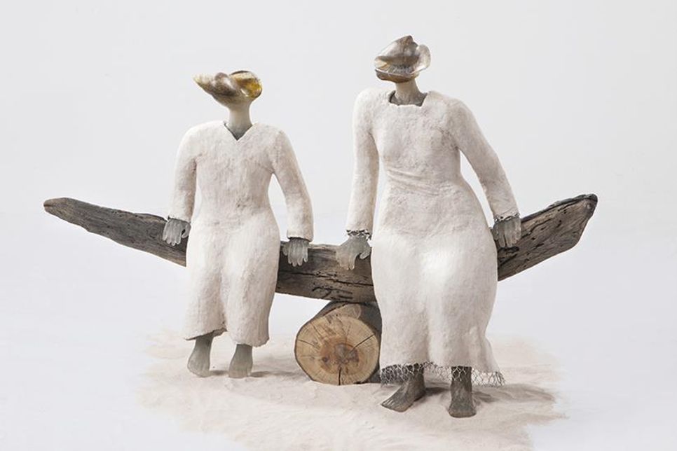 Der zweite Jurypreis ging an Ariane Forkel und ihr Kunstwerk „Gestrandet“.