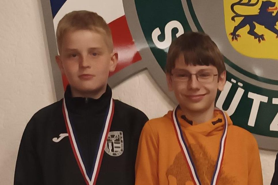 Landesmeister Oliver Meisburger (re.) und Vize-Landesmeister Tjalf Schöning.