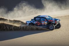 Besondere Herausforderung: extrem fordernde Route und gnadenloser Zeitplan bei der Rallye Dakar.