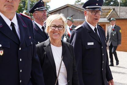 Grubes Bürgermeisterin Kirsten Sköries war mittendrin im Geschehen.