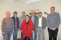 v.l.n.r. Eckhard Schulte-Kersmecke, Ute Estermann, Fritz-Heinrich Landschoof, Frauke Gehrt, Werner Steffen und Kai-Uwe Schmütz.