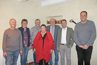 v.l.n.r. Eckhard Schulte-Kersmecke, Ute Estermann, Fritz-Heinrich Landschoof, Frauke Gehrt, Werner Steffen und Kai-Uwe Schmütz.