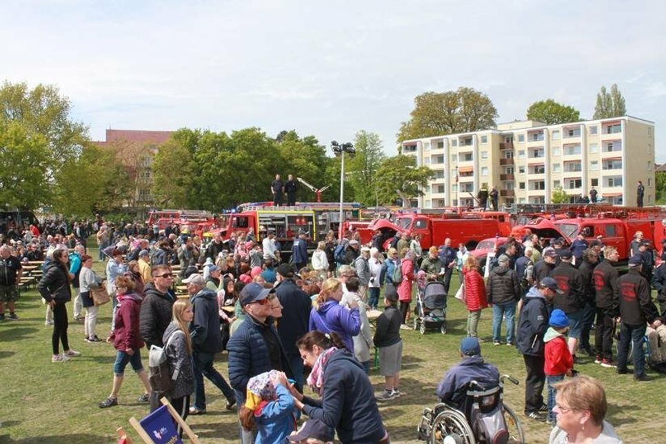 Bestes Wetter machte die Veranstaltung zu einem lohnenden Ausflug für die ganze Familie.