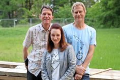 Bernd Unstaedt, Ashley Adair und Thomas Haloschan (v. lks.).