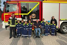 Die Kinderabteilung der Freiwilligen Feuerwehr Neustadt erhielt eine Spende in Höhe von 500 Euro von Harald Hinz.