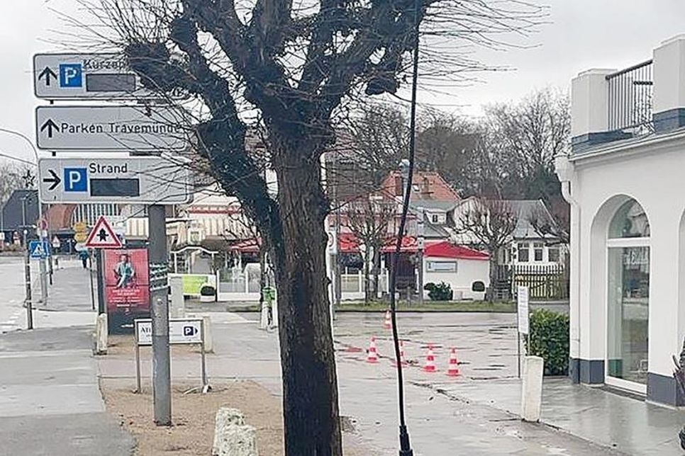 Die Stecker wurden gezogen: Es bleibt dunkel in Travemünde.