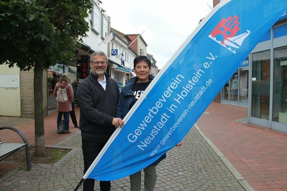 Vorfreude auf den Wintertreff bei Jürgen Mohr und Carola Seubert vom Gewerbeverein.