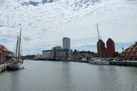 Die Hafenwestseite am Dienstagnachmittag.