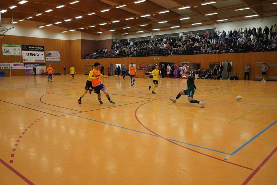 Tor für den SC Cismar im Halbfinale gegen den TSV Neustadt.