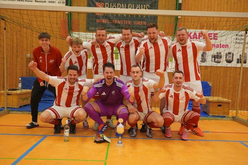 Die Siegermannschaft des SV Hansühn.