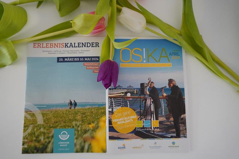 Pünktlich zu Ostern und zum Start in die neue Saison erscheinen wieder die beliebten Veranstaltungsbroschüren „OSKA“ und „Erlebniskalender“.