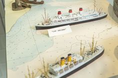 Das Museum Cap Arcona zeigt Schiffsmodelle und Fundstücke.