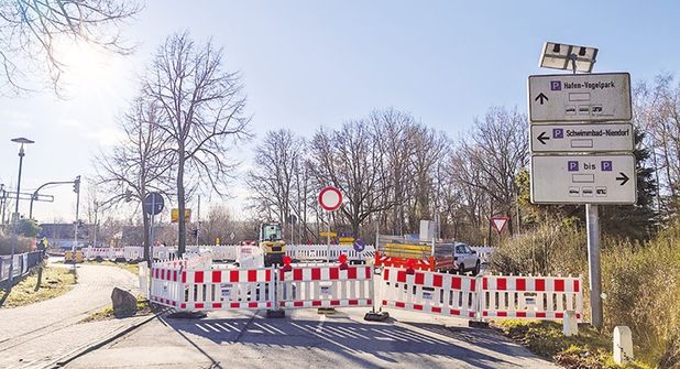 B76/Hafenstraße: Fertigstellung der neuen Ampelanlage verzögert sich