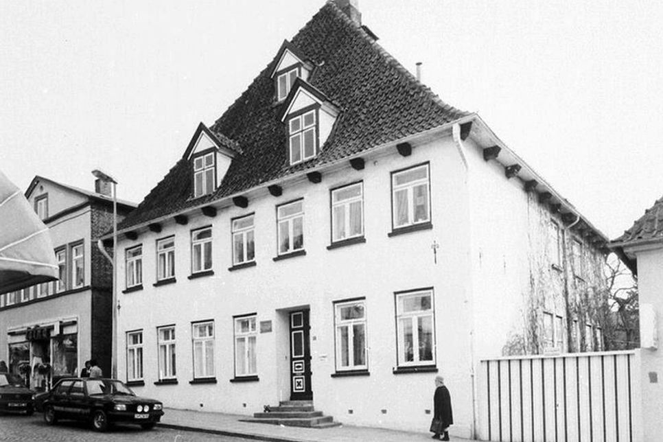 Das denkmalgeschützte Gebäude in der Brückstraße 23 in Neustadt.