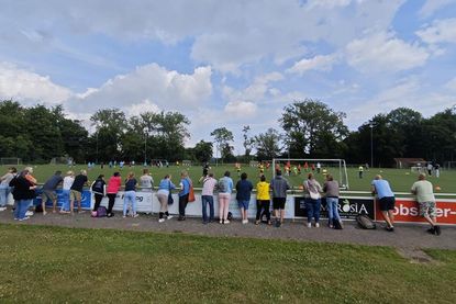 Im Mittelpunkt stand ein Fun-Turnier mit bunt gemischten Teams.