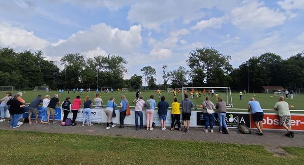 Im Mittelpunkt stand ein Fun-Turnier mit bunt gemischten Teams.
