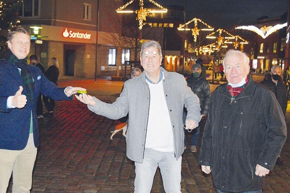 „Licht an!“ hieß es am vergangenen Montag in der Innenstadt von Bad Schwartau.