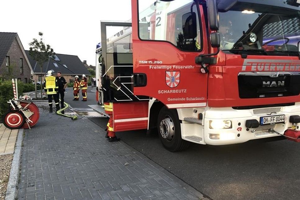 Einsatz für die Freiwillige Feuerwehr Scharbeutz.
