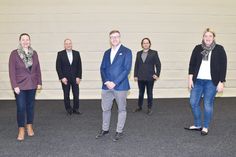 Das sind die Kandidaten für die Bürgermeister-Wahl am 16. Mai (von links): Melanie Puschaddel-Freitag, Guido Gummert, Sven Partheil-Böhnke, Sven Markus Kockel und Gesine Muus.