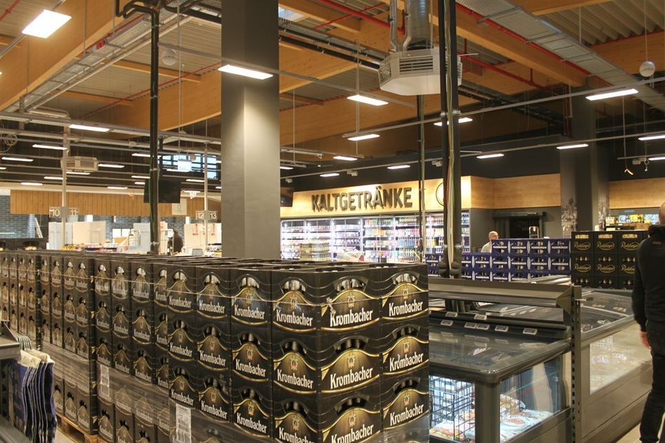 Geräumige Gänge bieten viel Platz.