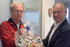 Ein durchaus seltenes Arbeitszeitjubiläum feierte Burkhard Wieske in der ancora Marina.
