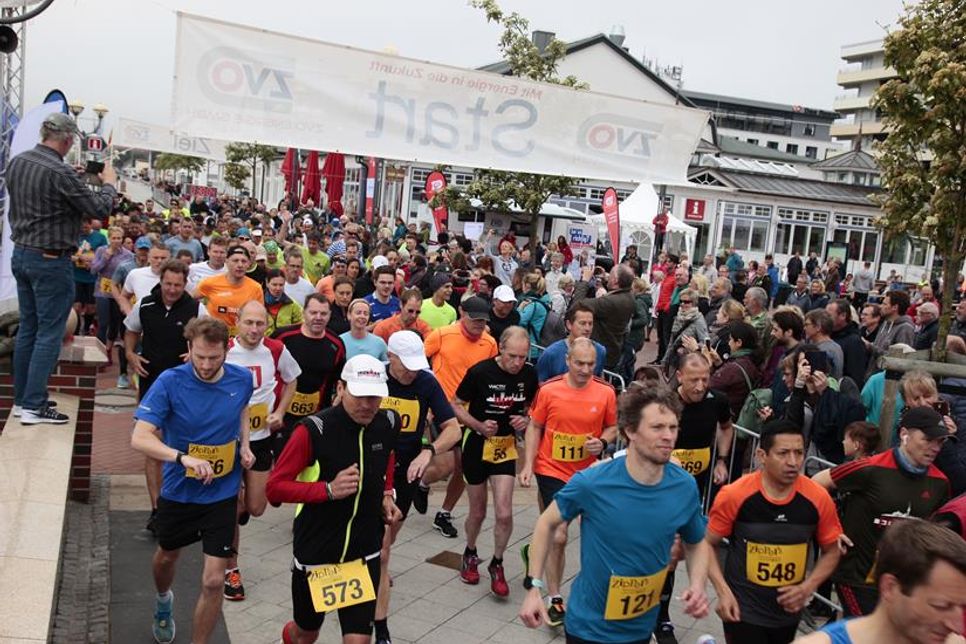 Start des beliebten Sun Run.