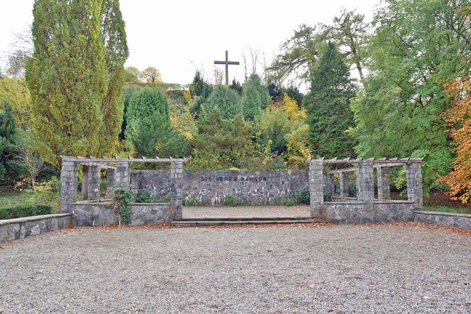 Das Mahnmal an der Bieberhöhe von 1955.
