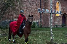 Am 11. November ritt „Sankt Martin“  wieder durch Lensahn.