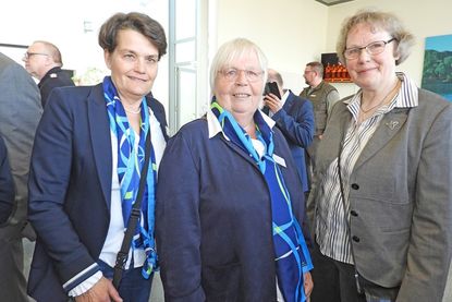Die Landfrauen aus Kreis und Stadt zeigten Flagge.