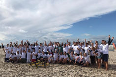 Erstmals läuft die Strandmeisterschaft als offizieller „Roundnet Germany Tour Stop“ und es kommen Teams aus der ganzen Bundesrepublik.