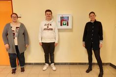 Bei der Übergabe: Nicole Paustian, 1. Vorsitzende Förderverein, Johannes Kempe und Schulleiterin Angela Haar (v. lks.).