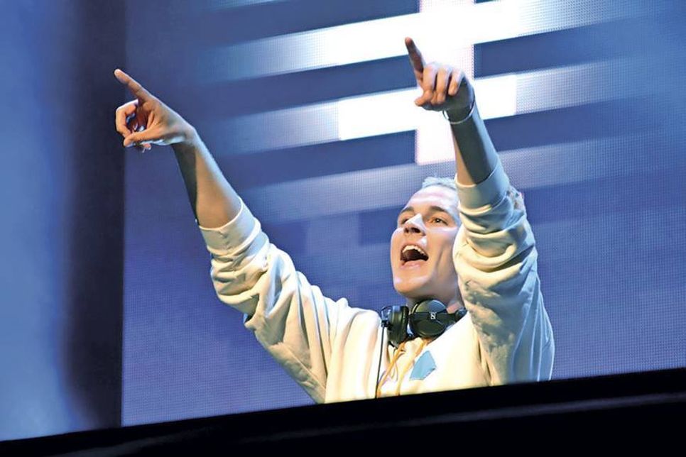 Felix Jaehn in action. (Foto: René Kleinschmidt)