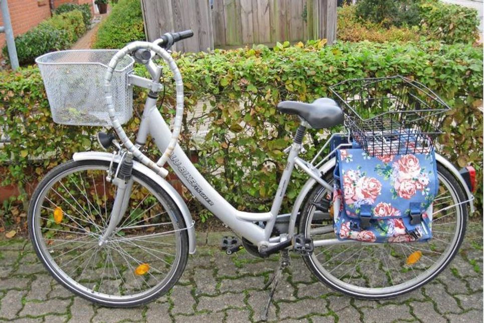 Mit diesem Fahrrad war der Ladendieb unterwegs.