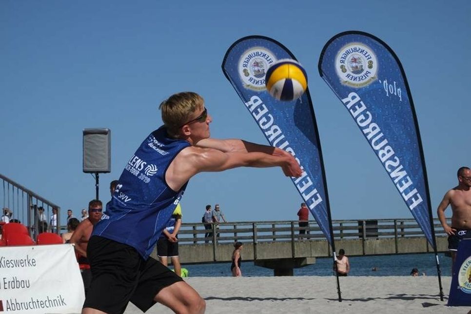 Finalturnier der FLENS Beach-Tour in Grömitz.