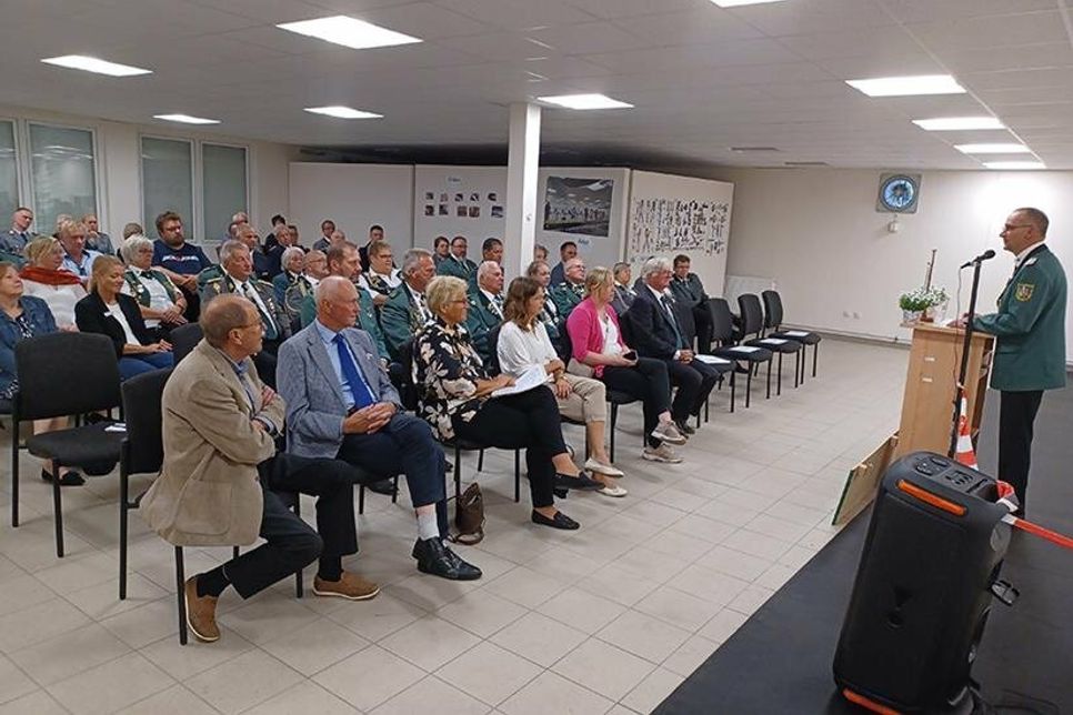 Zahlreiche Gäste waren der Einladung der Bad Schwartauer Schützen zum Jubiläumsempfang gefolgt.