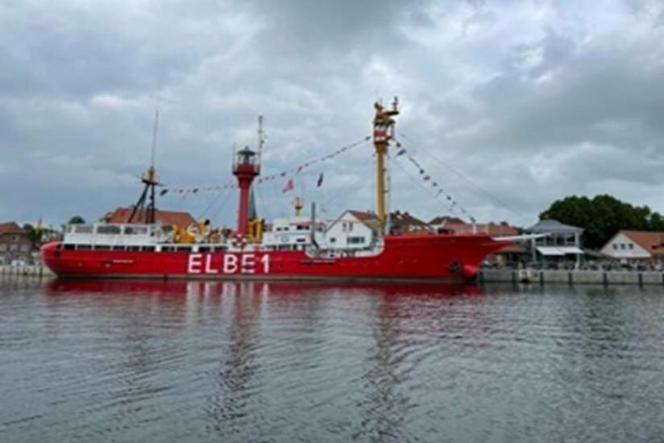 Das Feuerschiff „Elbe 1“ liegt derzeit im Neustädter Hafen und kann besichtigt werden.