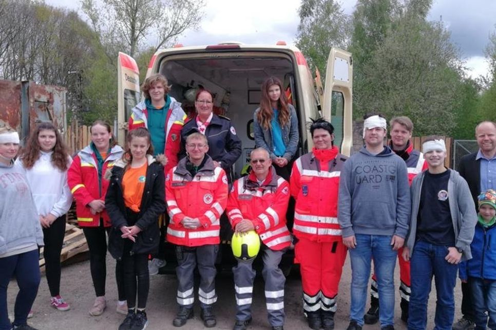 Der erste Rettungswachentag des Jugendrotkreuz Ostholstein fand Anfang Mai in Neustadt statt.