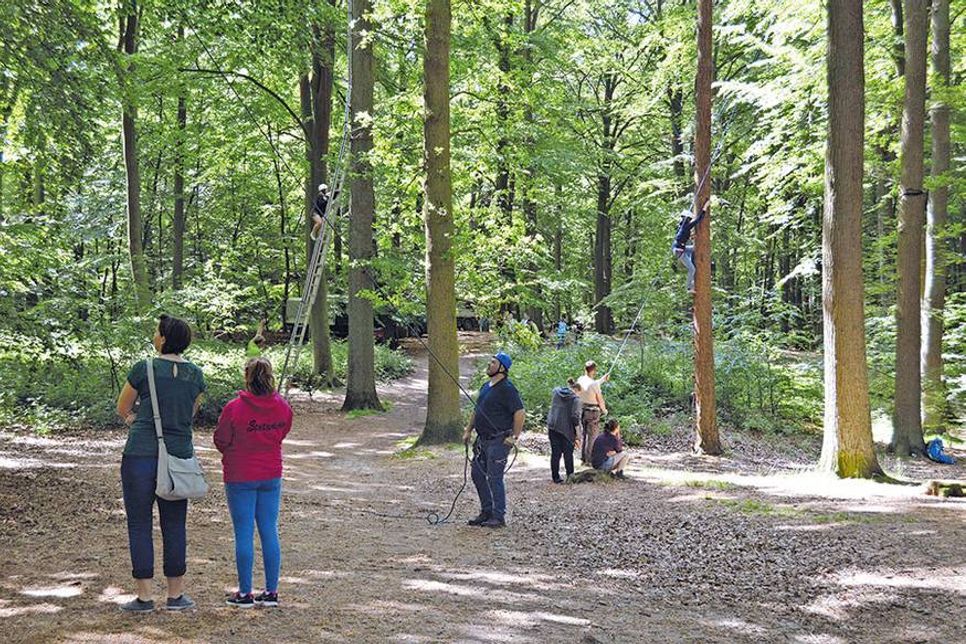 An diesem Wochenende wird im Mönchkamp in Bad Schwartau wieder geklettert.