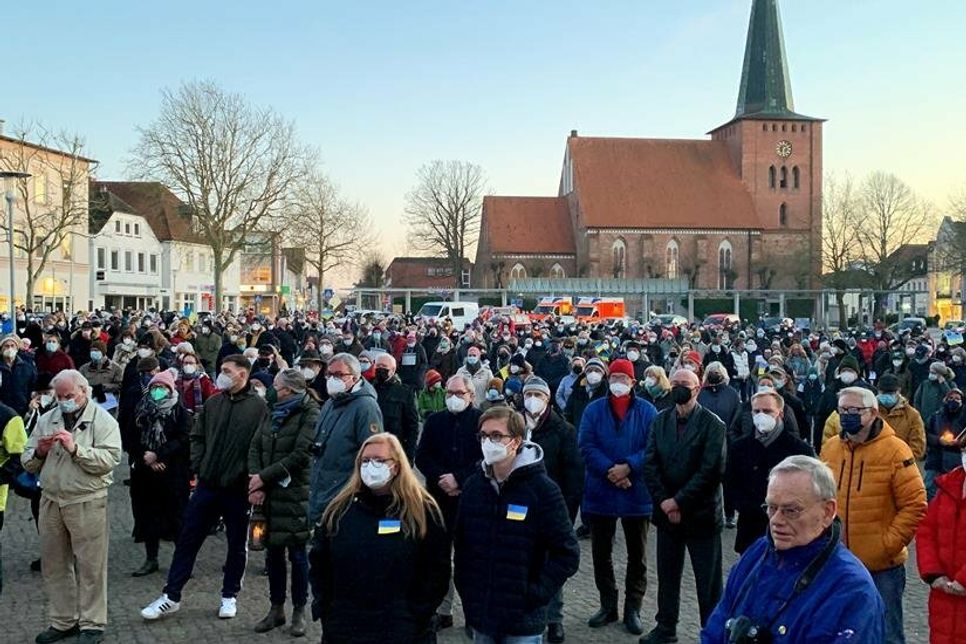 Der Blick auf den Neustädter Markt am Donnerstagabend um 18 Uhr.